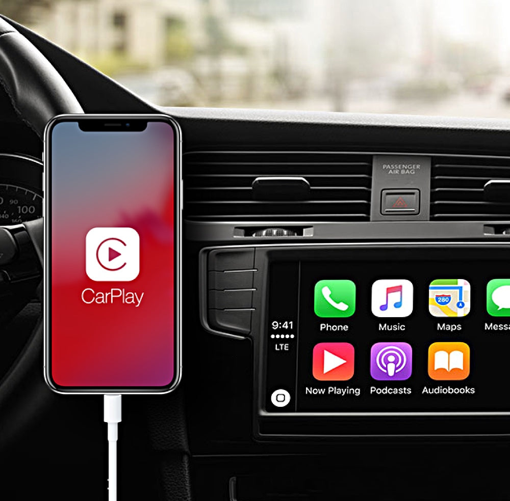 EKIY Boîtier Apple Carplay Portable USB Smart Car Link Dongle Pour