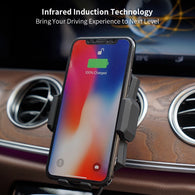 One-Handed Advanced Smart Car Wireless Charger For iPhone & Android