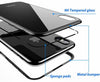 iPhone Magnetic Bumper Case With Rear Tempered Glass Protection