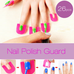 Nail Polish Guard For Manicure (26 PC Set)
