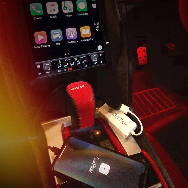 EKIY Boîtier Apple Carplay Portable USB Smart Car Link Dongle Pour