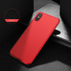 Ultra-Slim Soft iPhone X, 8, 7, Plus Case In Red & Other Colors