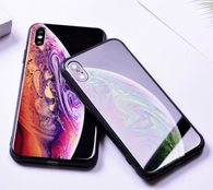 iOS Wallpaper-Matching Tempered Glass Case For All iPhones