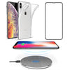 iPhone XS, XS Max Essential Starter Bundle - Includes Case + Screen Protector + Wireless Charger